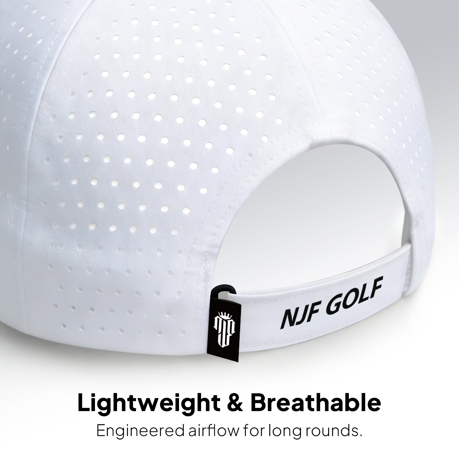 CourseReady Performance Golf Hat – White