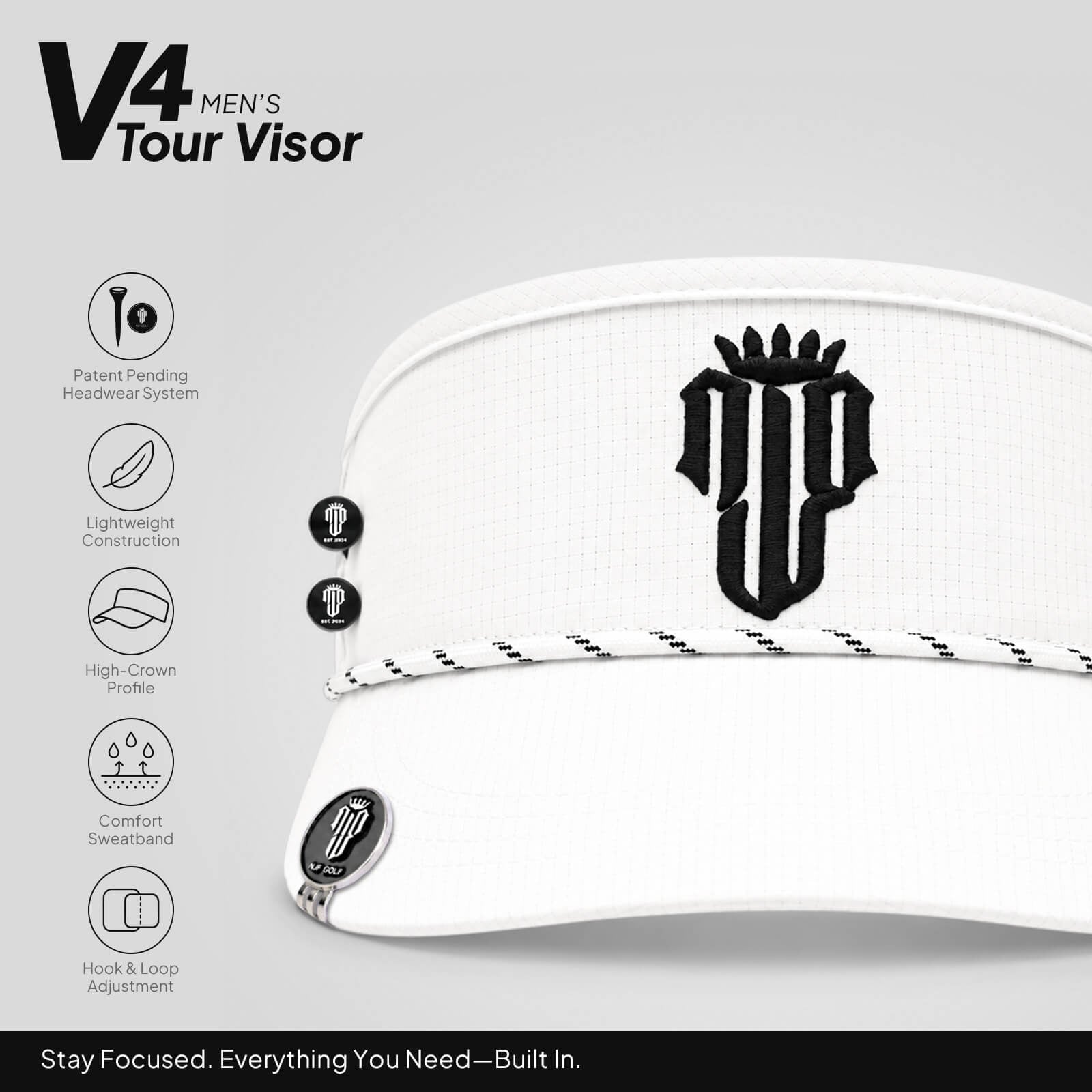 V4 Tour Visor (High Crown)