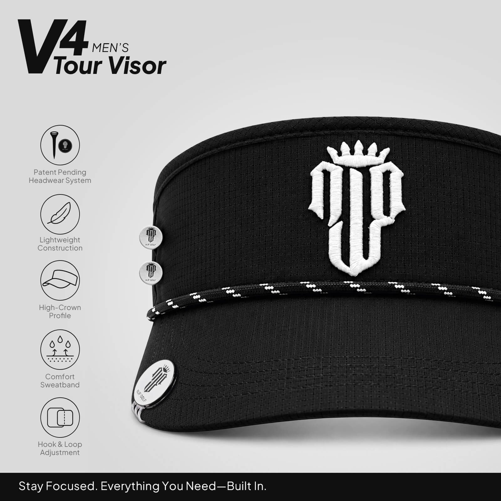 V4 Tour Visor (High Crown)