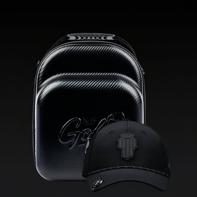 Carbon Fiber Hat Travel Case with Stars & Stripes Phantom Pro X - NJF Golf™