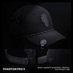 Carbon Fiber Hat Travel Case with Stars & Stripes Phantom Pro X - NJF Golf™