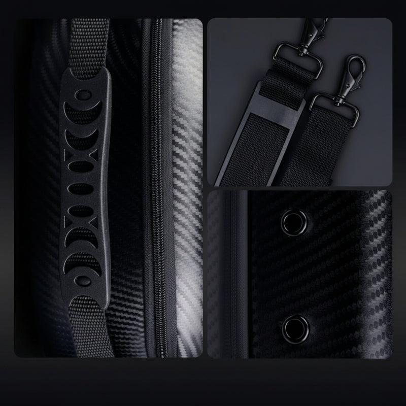 Carbon Fiber Hat Travel Case with Stars & Stripes Phantom Pro X - NJF Golf™