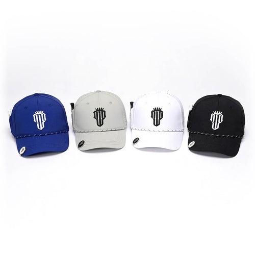 CourseReady Essentials Bundle – 4 Hat Set - White, Grey, Navy, Black - NJF Golf™