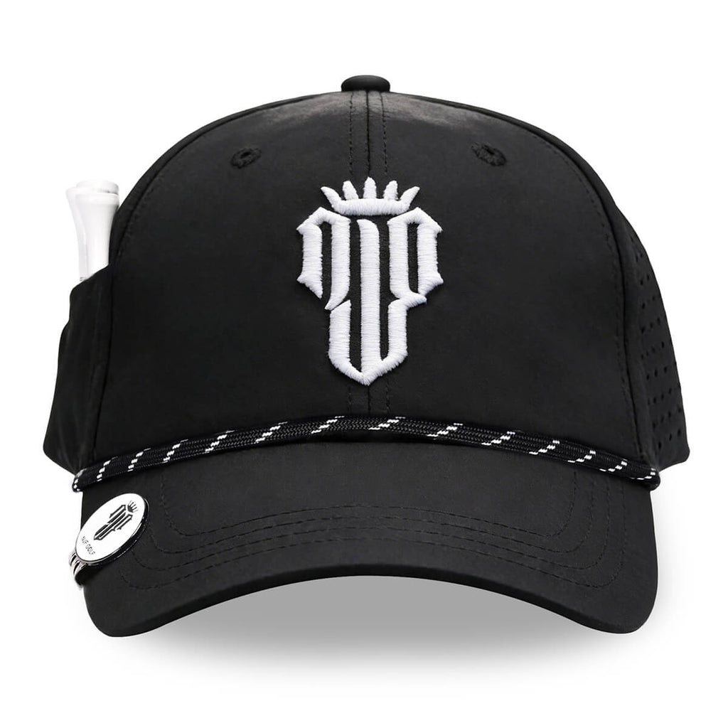 CourseReady Performance Golf Hat – Black - NJF Golf™