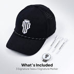 CourseReady Performance Golf Hat – Black - NJF Golf™