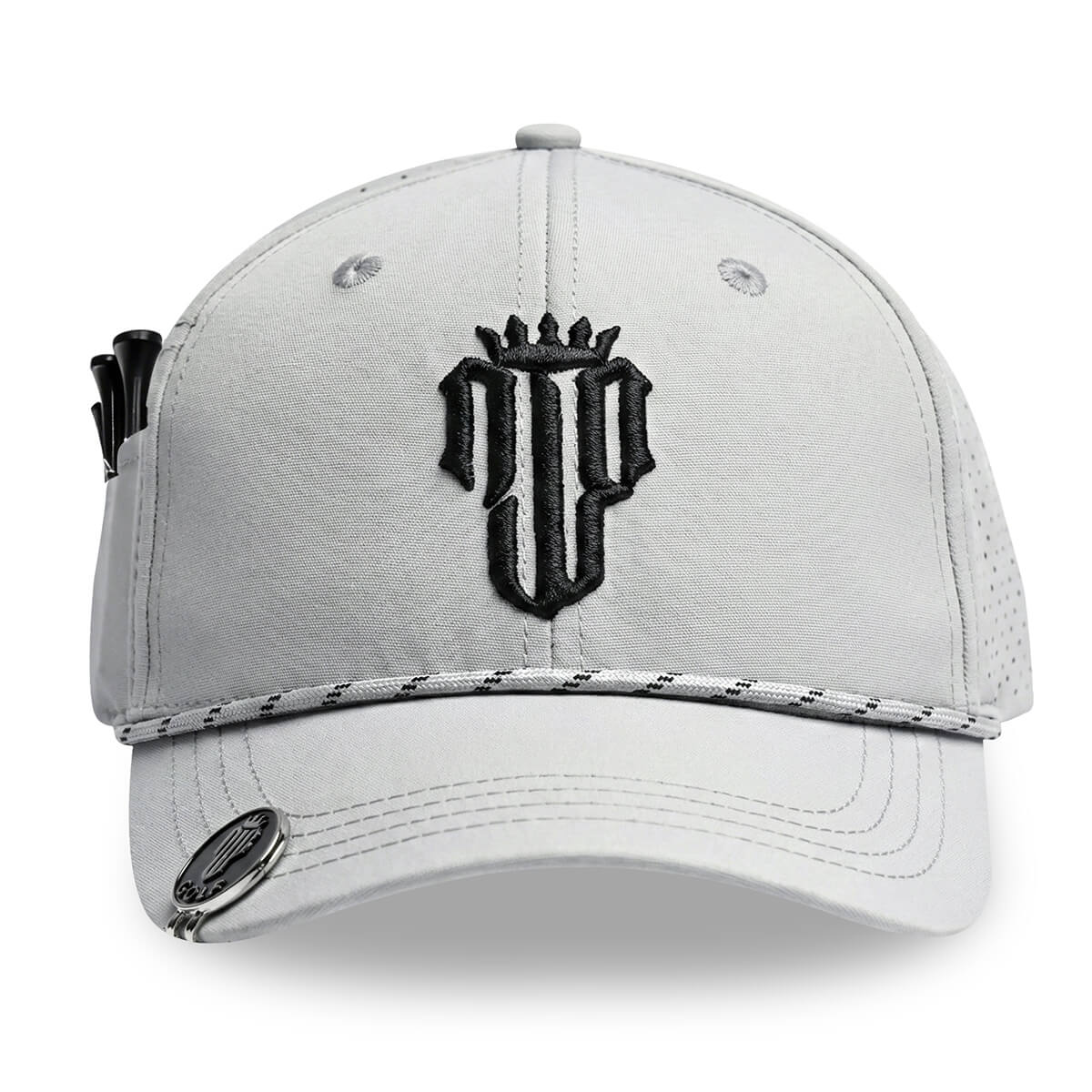 CourseReady Performance Golf Hat – Light Gray - NJF Golf™