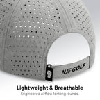 CourseReady Performance Golf Hat – Light Gray - NJF Golf™