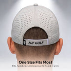 CourseReady Performance Golf Hat – Light Gray - NJF Golf™