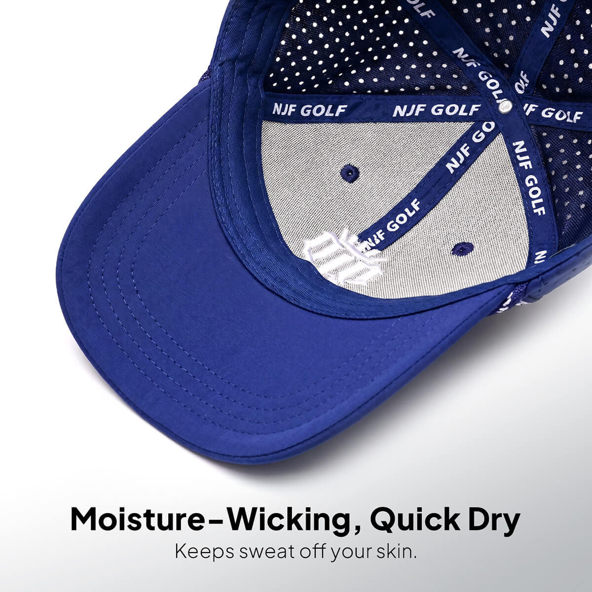 CourseReady Performance Golf Hat – Navy Blue - NJF Golf™