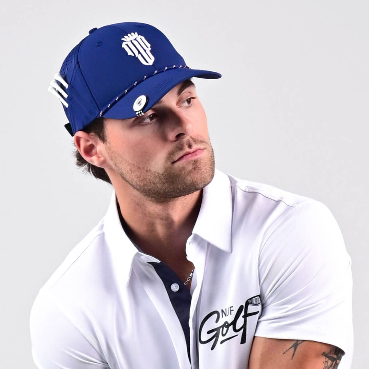 CourseReady Performance Golf Hat – Navy Blue - NJF Golf™