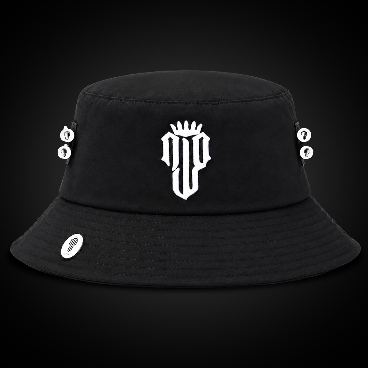 BackSpin Bucket Hat – Black – NJF Golf™