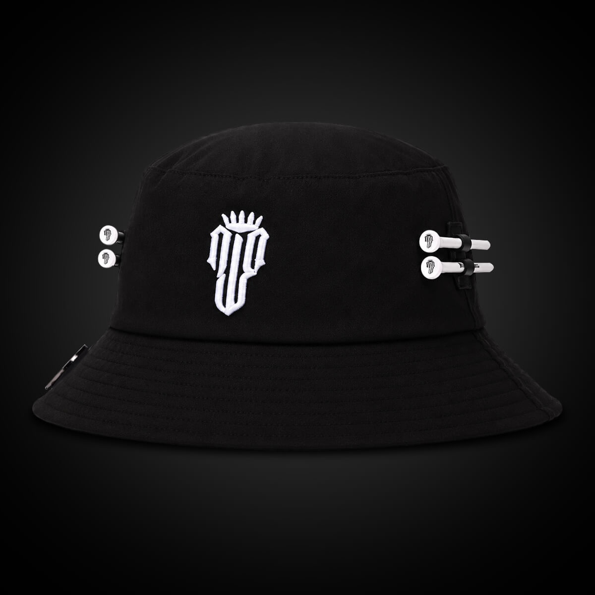 BackSpin Bucket Hat – Black – NJF Golf™