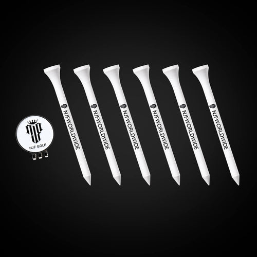 Ball Marker & Tee Kit – White – NJF Golf™