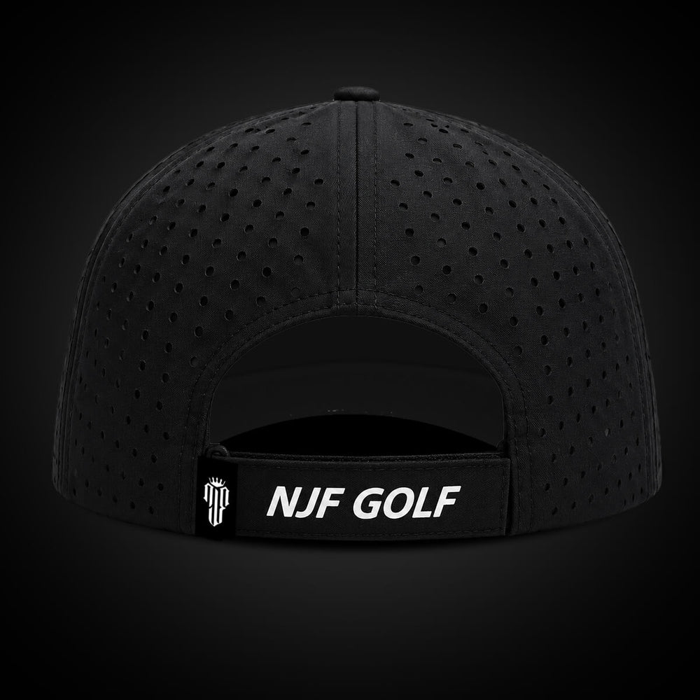 CourseReady Performance Golf Hat – Black - NJF Golf™