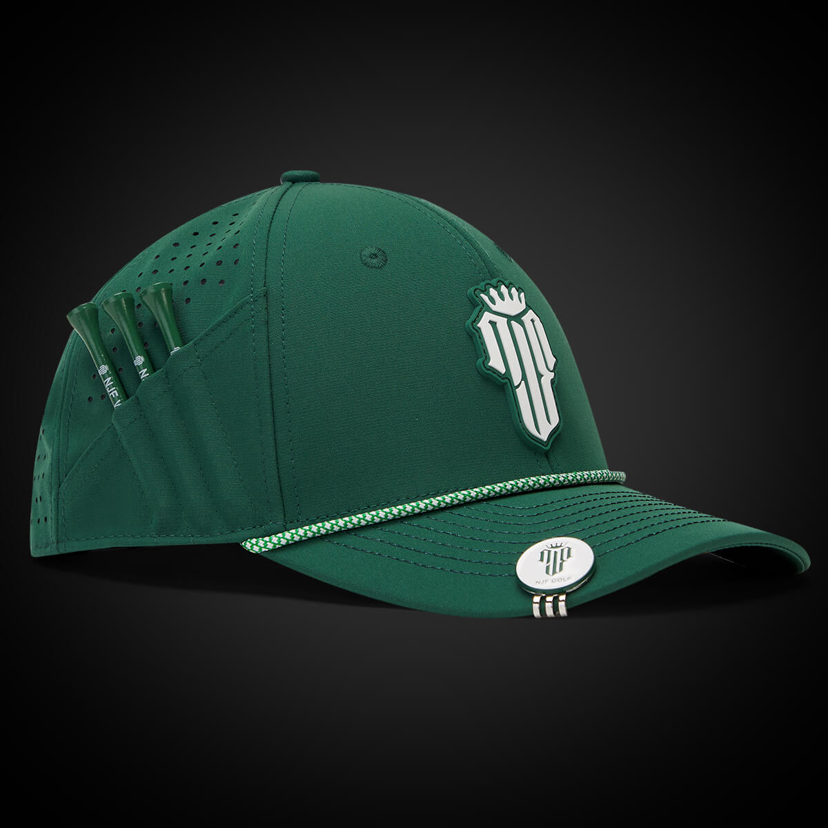 CourseReady Performance Golf Hat – Emerald Links - NJF Golf™