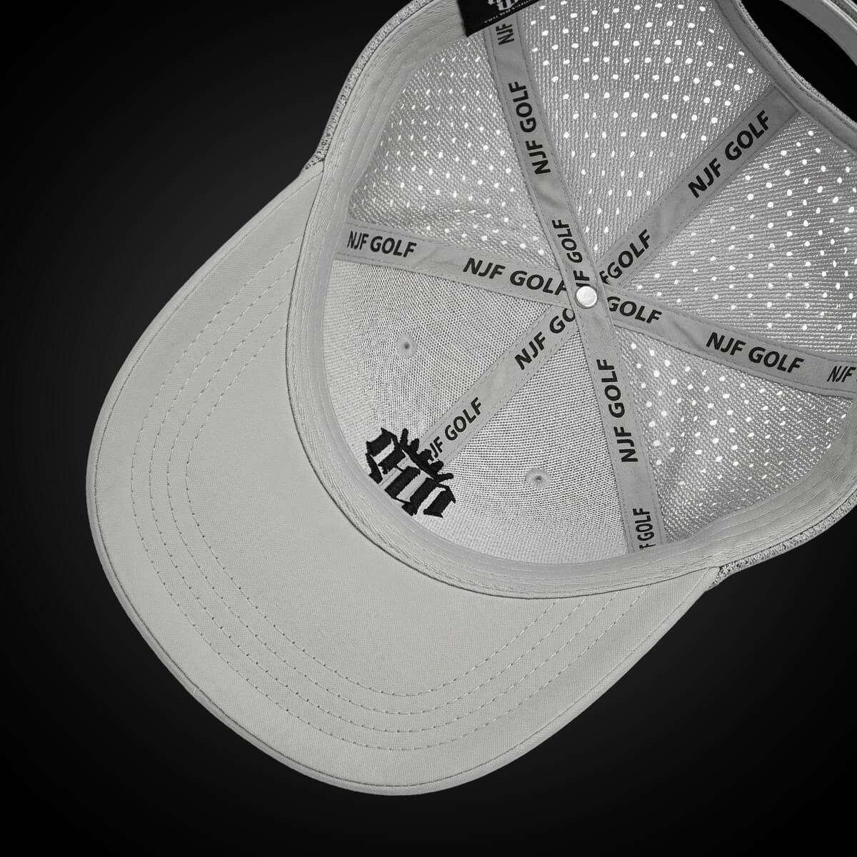 CourseReady Performance Golf Hat – Gray - NJF Golf™