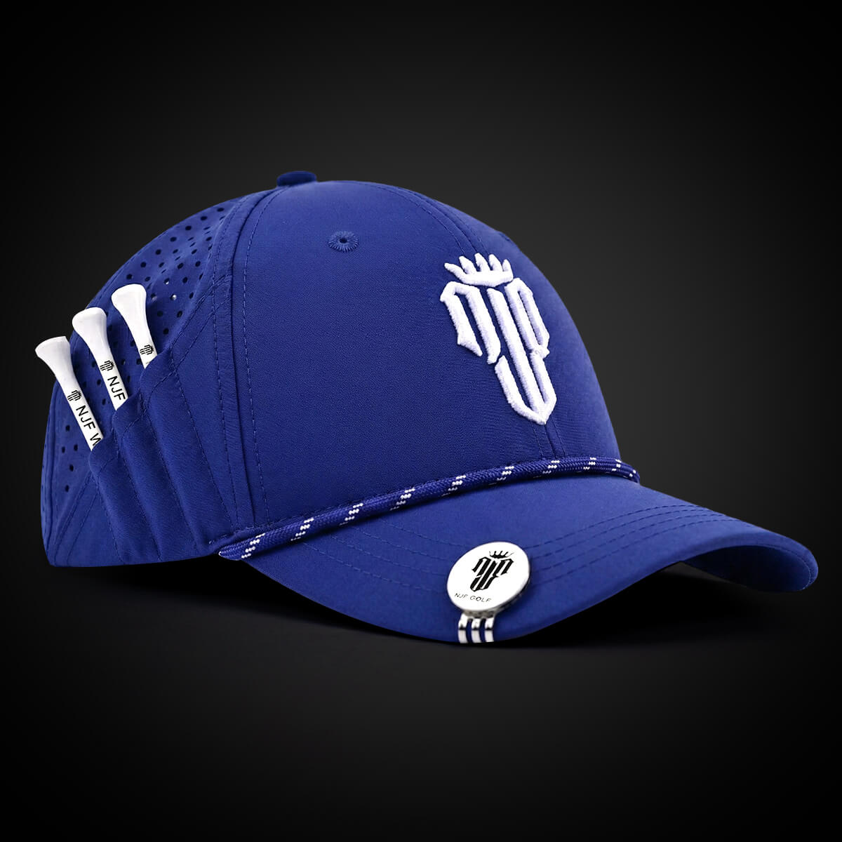CourseReady Performance Golf Hat – Navy Blue - NJF Golf™