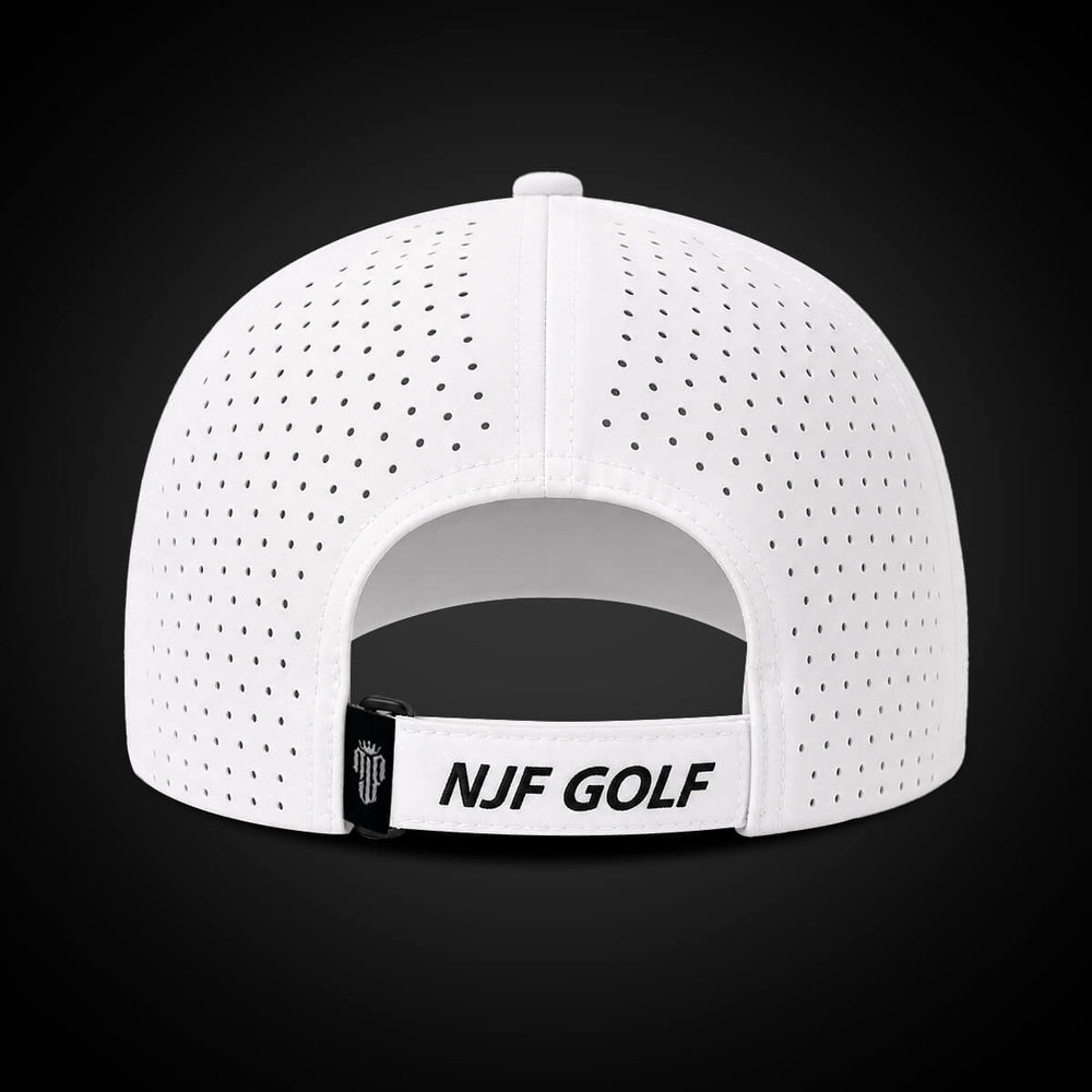CourseReady Performance Golf Hat – White - NJF Golf™