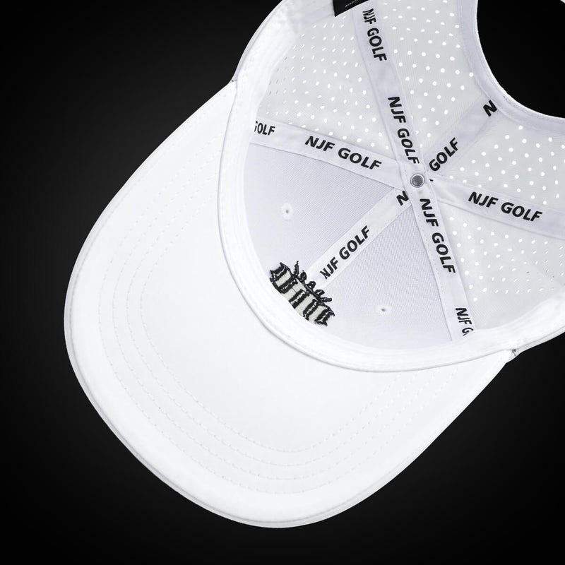 CourseReady Performance Golf Hat – White - NJF Golf™