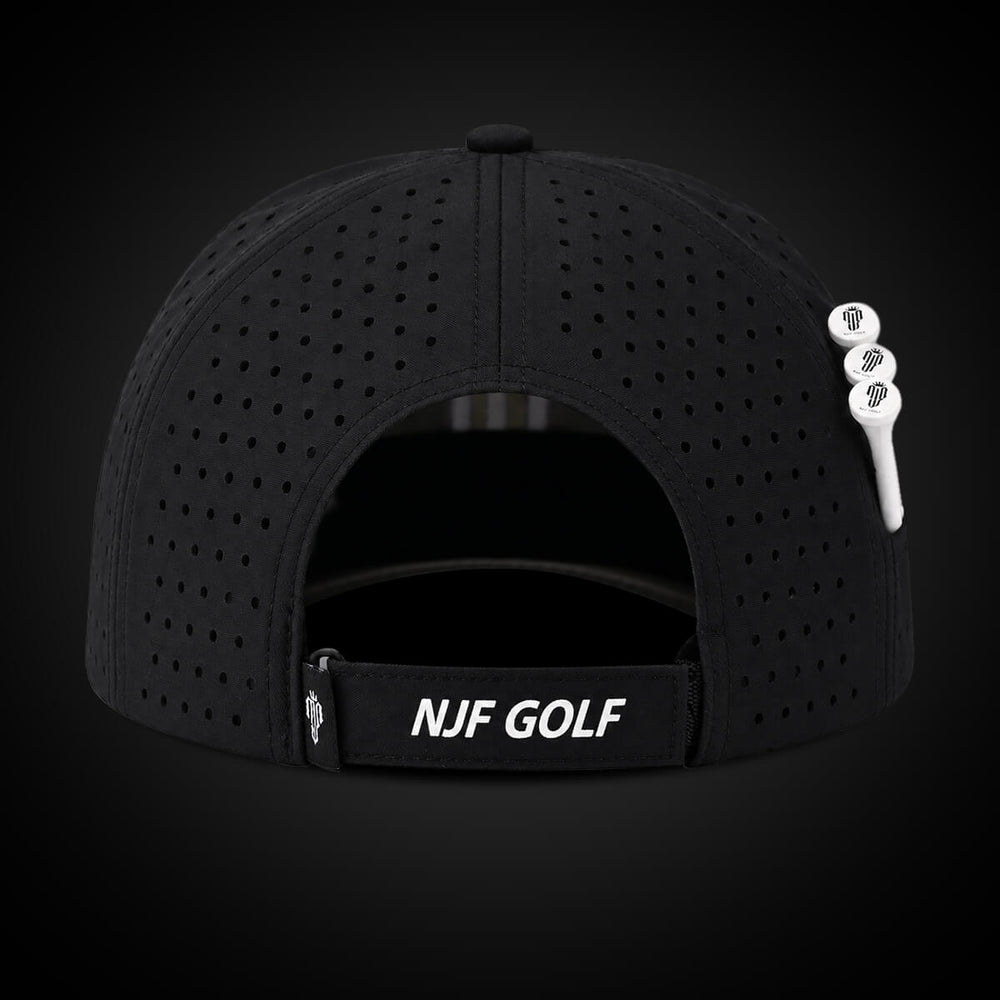 Women’s MultiStyle Flexx Performance Hat – Black - NJF Golf™