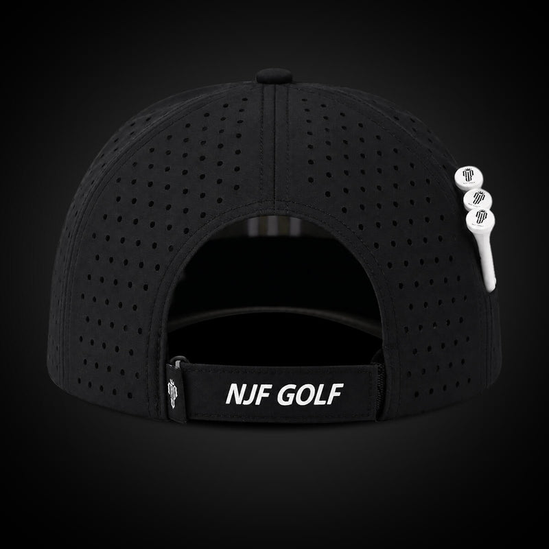 Women’s MultiStyle Flexx Performance Hat – Black - NJF Golf™