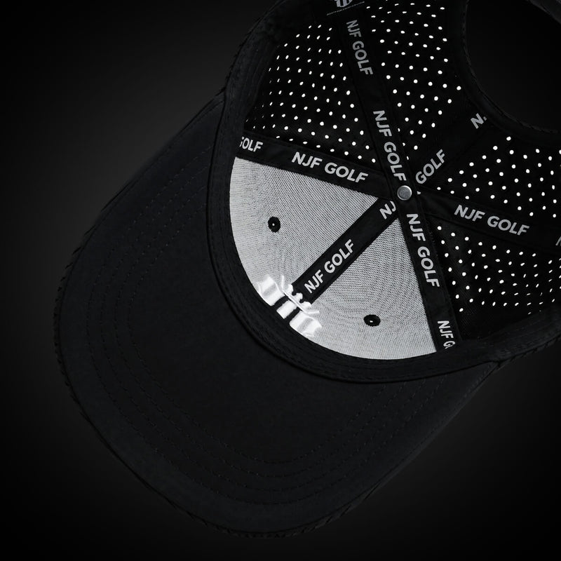 Women’s MultiStyle Flexx Performance Hat – Black - NJF Golf™