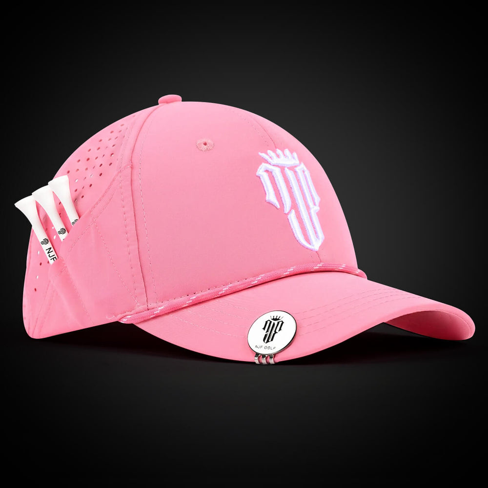 Women’s MultiStyle Flexx Performance Hat – Pink - NJF Golf™