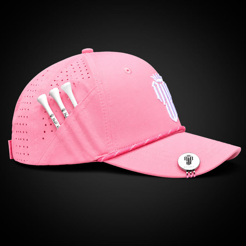 Women’s MultiStyle Flexx Performance Hat – Pink - NJF Golf™