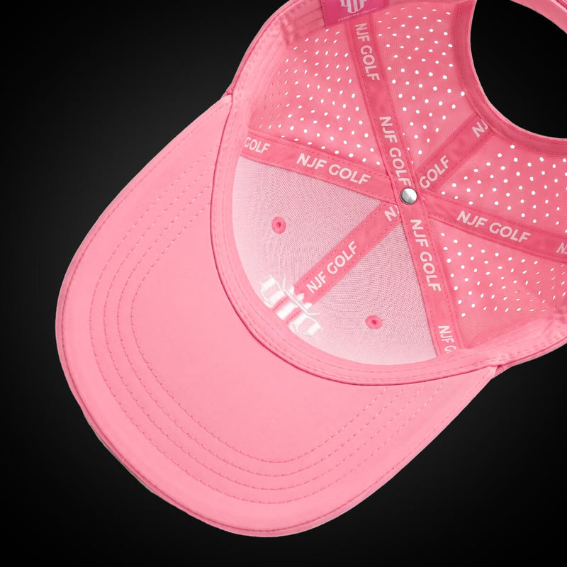 Women’s MultiStyle Flexx Performance Hat – Pink - NJF Golf™
