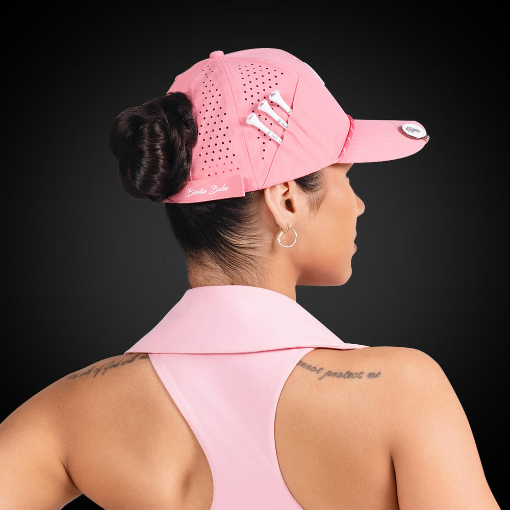 Women’s MultiStyle Flexx Performance Hat – Pink - NJF Golf™