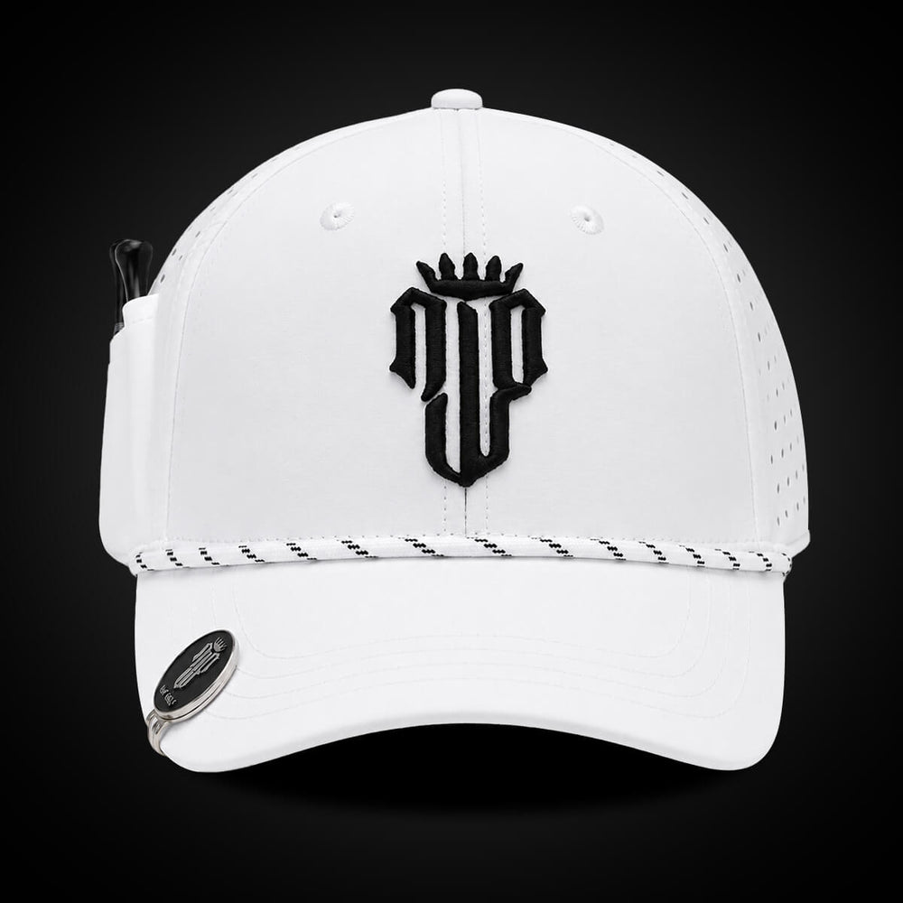 Women’s MultiStyle Flexx Performance Hat – White - NJF Golf™