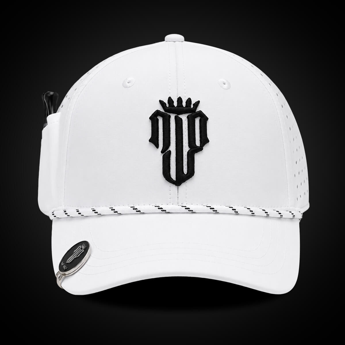 Women’s MultiStyle Flexx Performance Hat – White - NJF Golf™