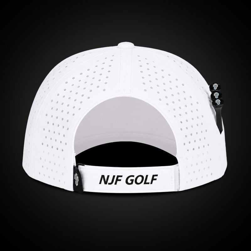 Women’s MultiStyle Flexx Performance Hat – White - NJF Golf™