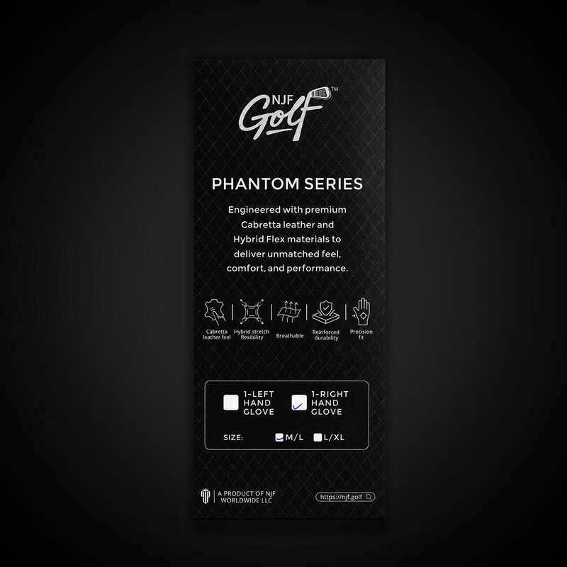 Hybrid Grip Right Hand – Phantom Black – NJF Golf™