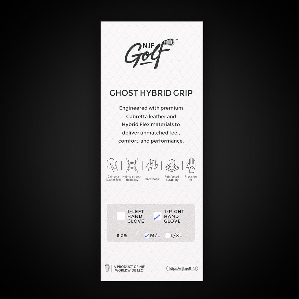 Hybrid Grip – Ghost White – NJF Golf™