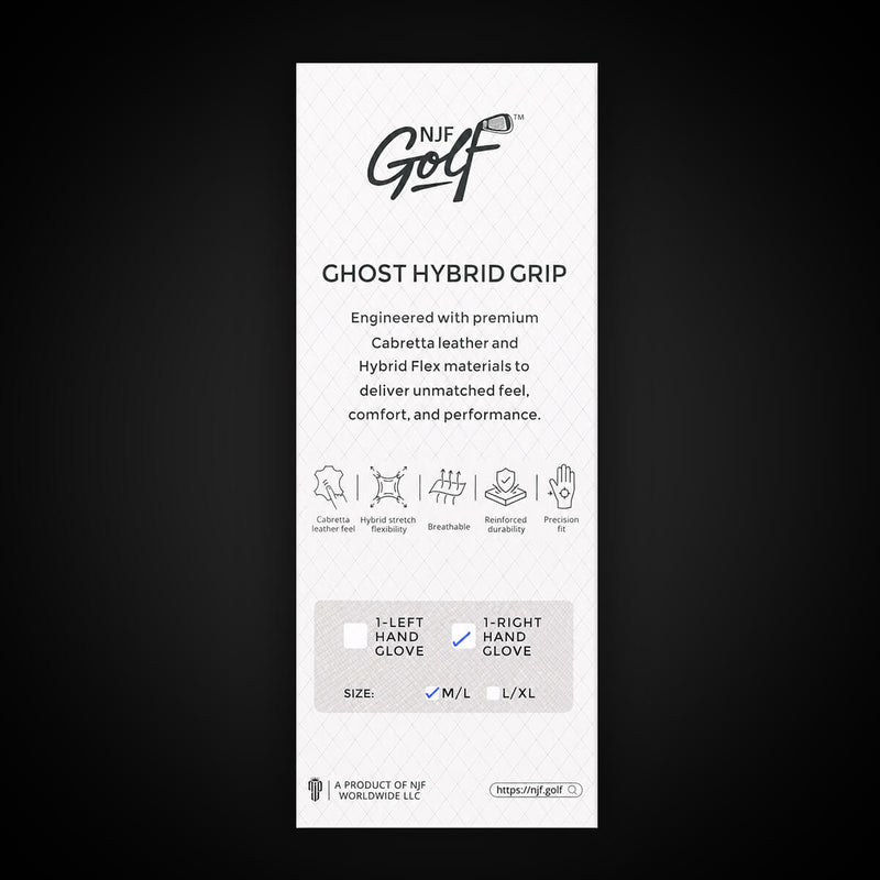 Hybrid Grip – Ghost White – NJF Golf™