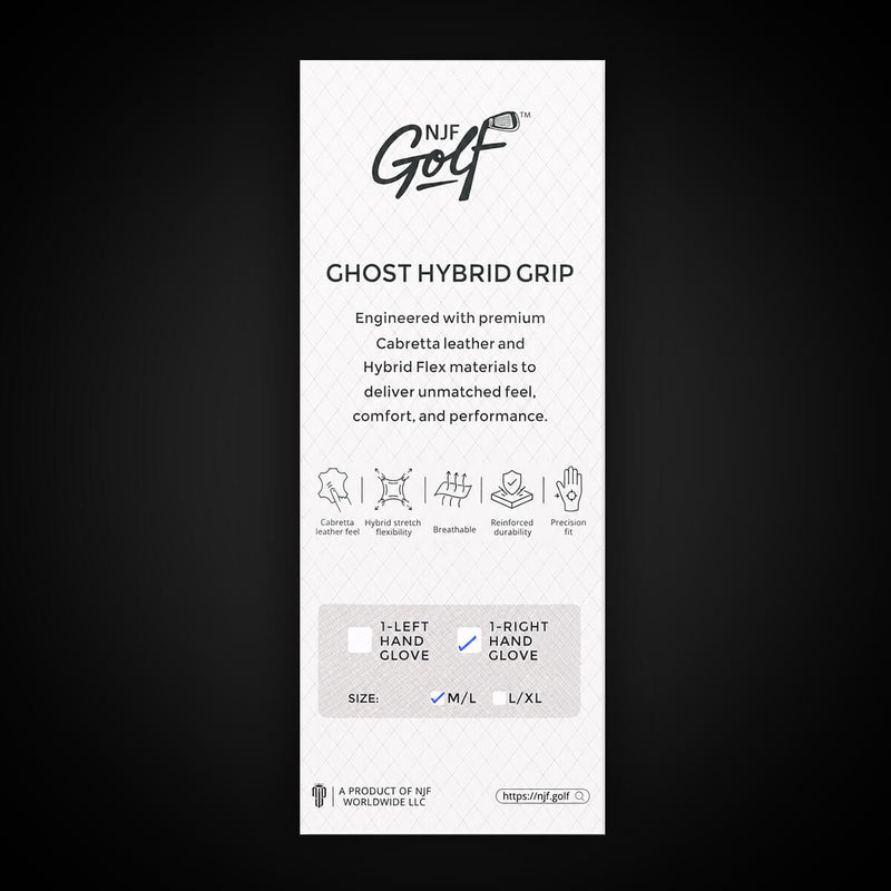 Hybrid Grip Right Hand – Ghost White – NJF Golf™
