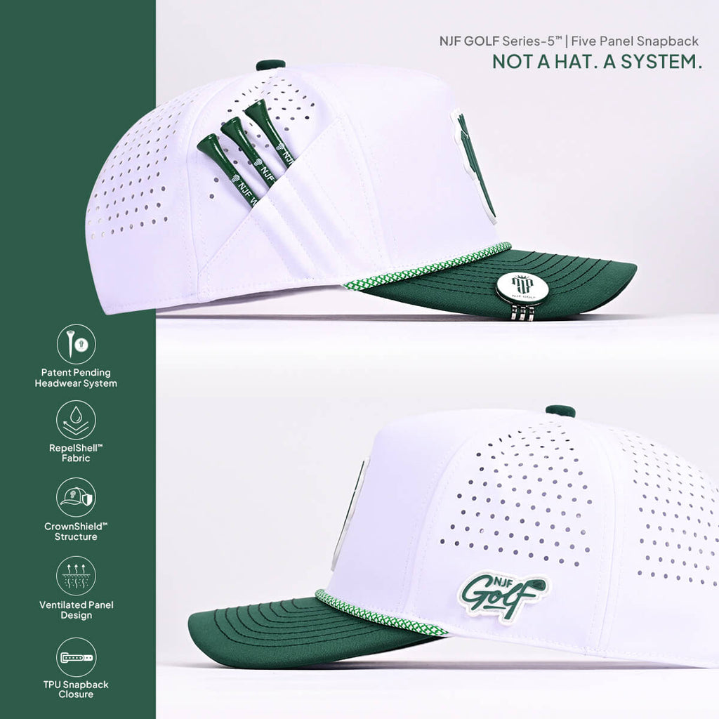 Series 5 Snapback – Fairway Green – NJF Golf™