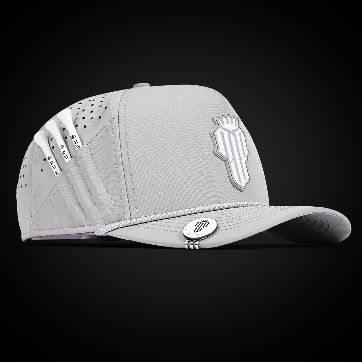 Series 5 Snapback – Ghost Gray – NJF Golf™