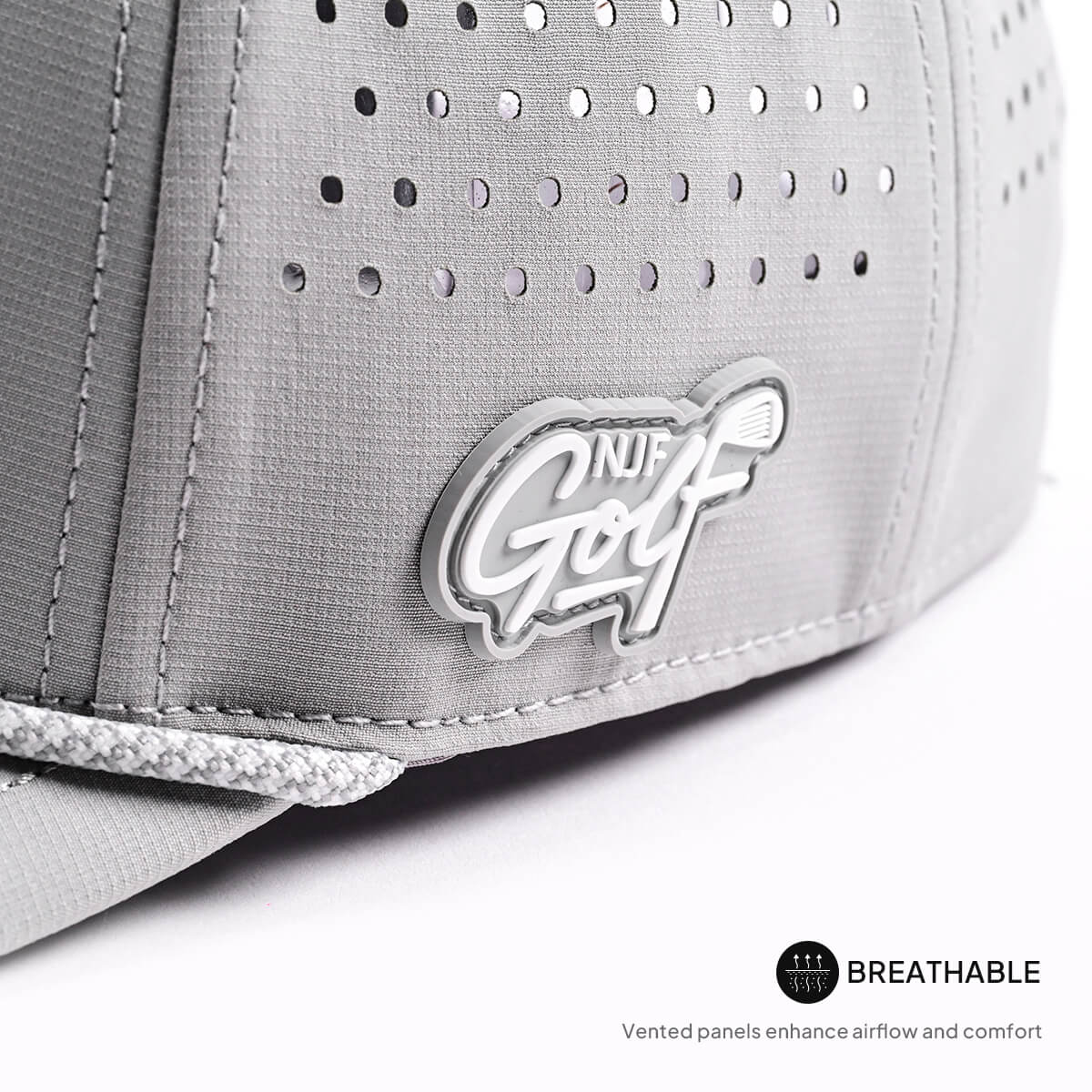 Series 5 Snapback – Ghost Gray – NJF Golf™
