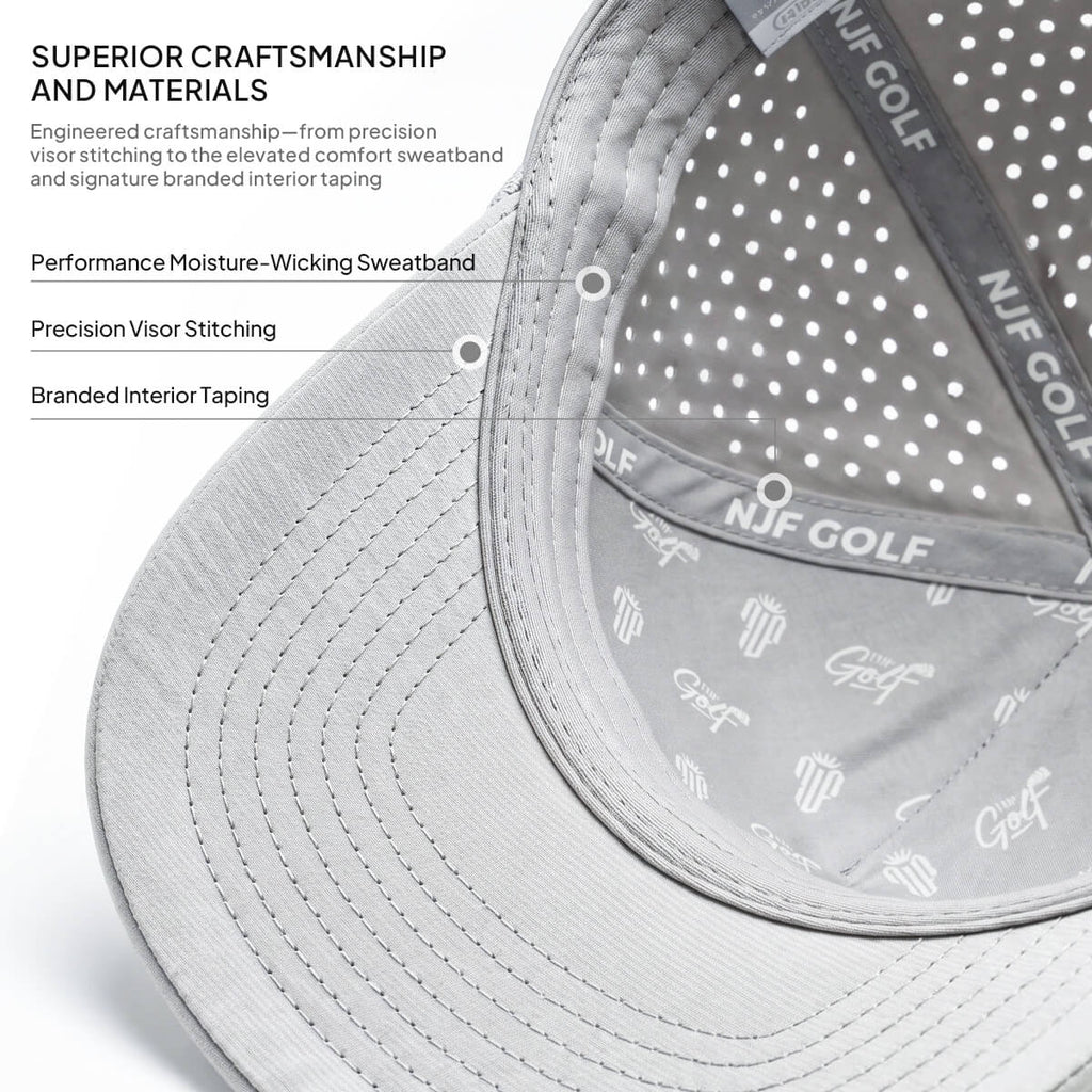 Series 5 Snapback – Ghost Gray – NJF Golf™