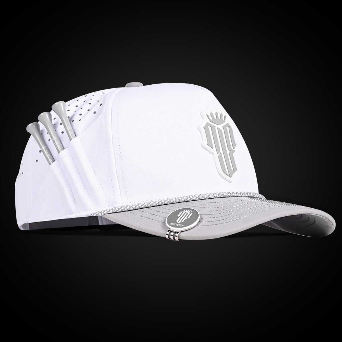 Series 5 Snapback – Ice White – NJF Golf™