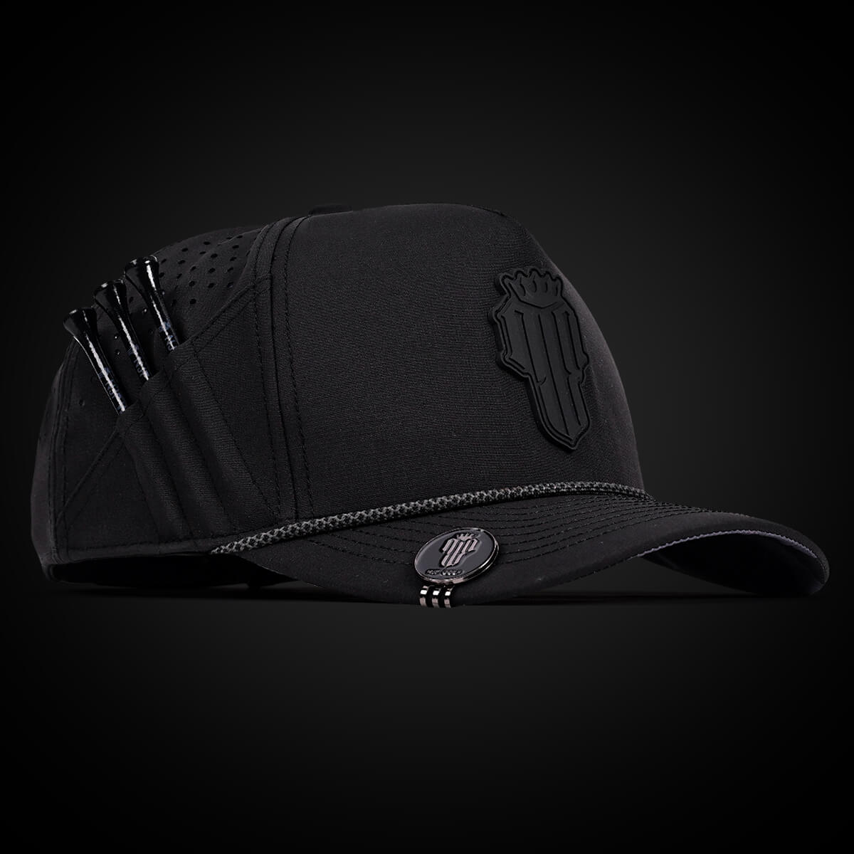 Series 5 Snapback – Tactical Black – NJF Golf™