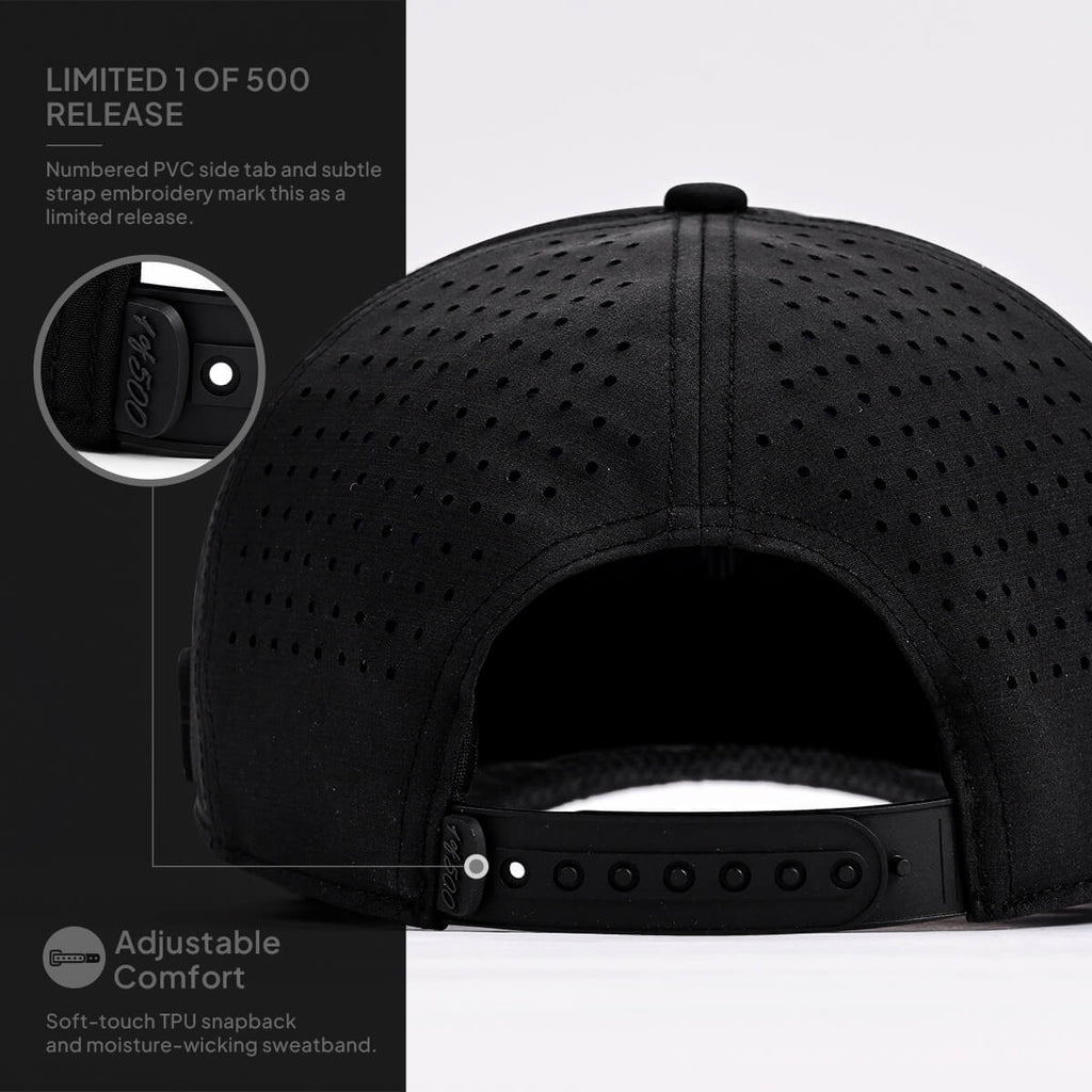 Series 5 Snapback – Tactical Black – NJF Golf™
