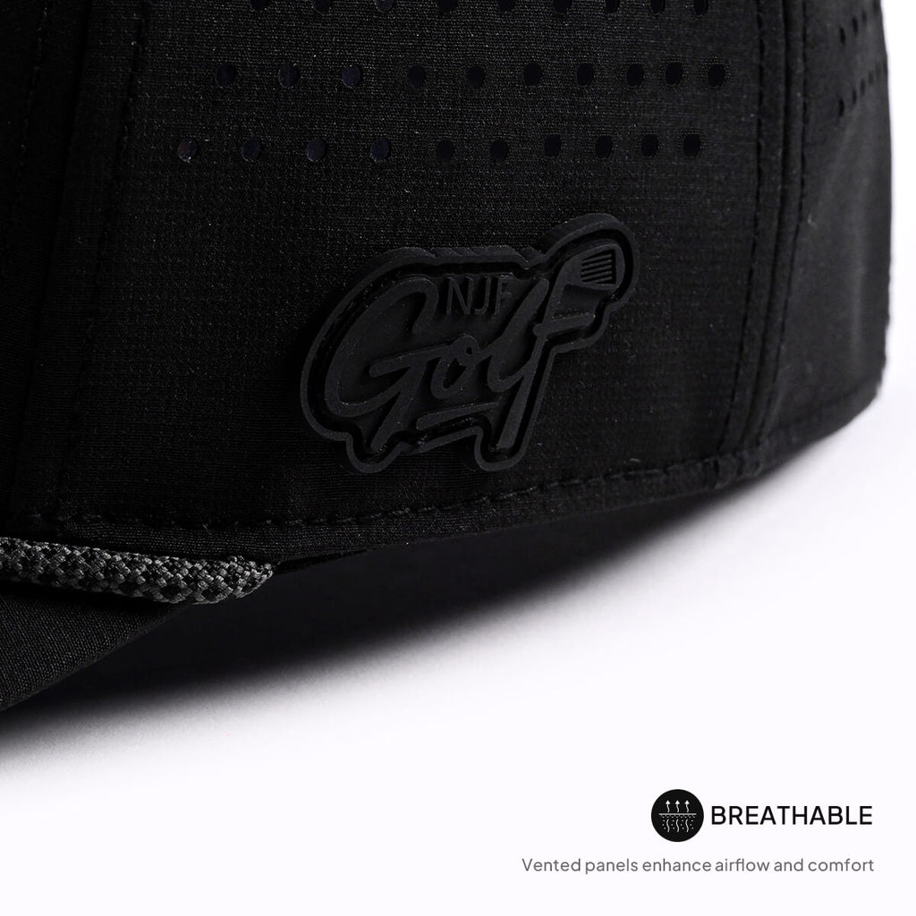 Series 5 Snapback – Tactical Black – NJF Golf™