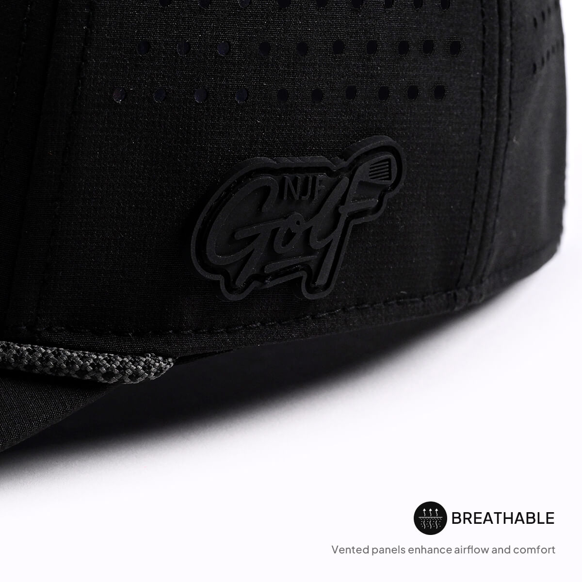 Series 5 Snapback – Tactical Black – NJF Golf™