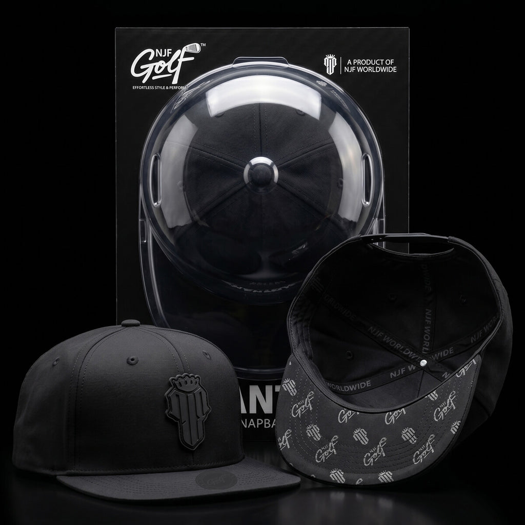 Phantom Flat Brim Snapback Golf Hat – NJF Golf™