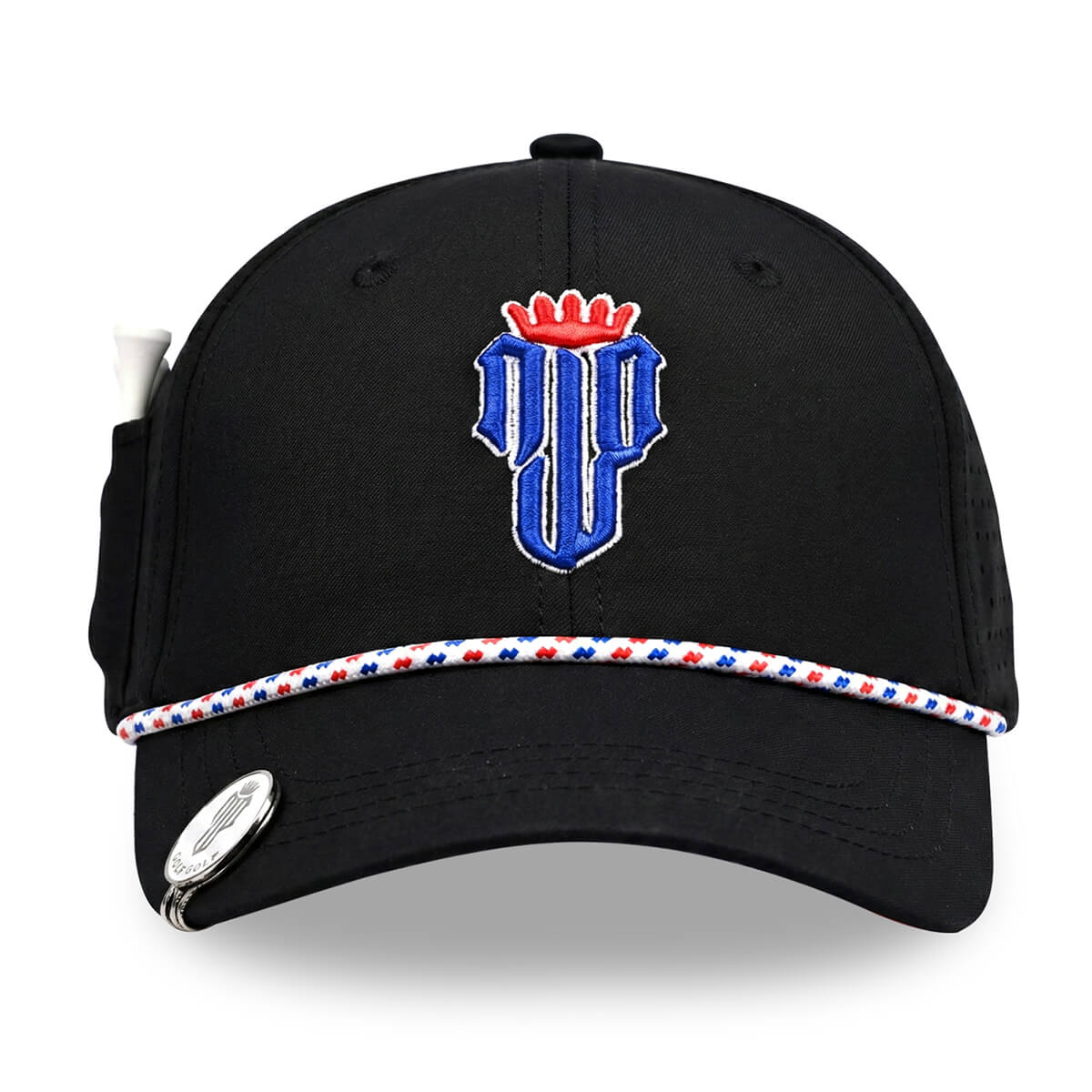 Stars & Stripes Performance Golf Hat – Black US Flag - NJF Golf™
