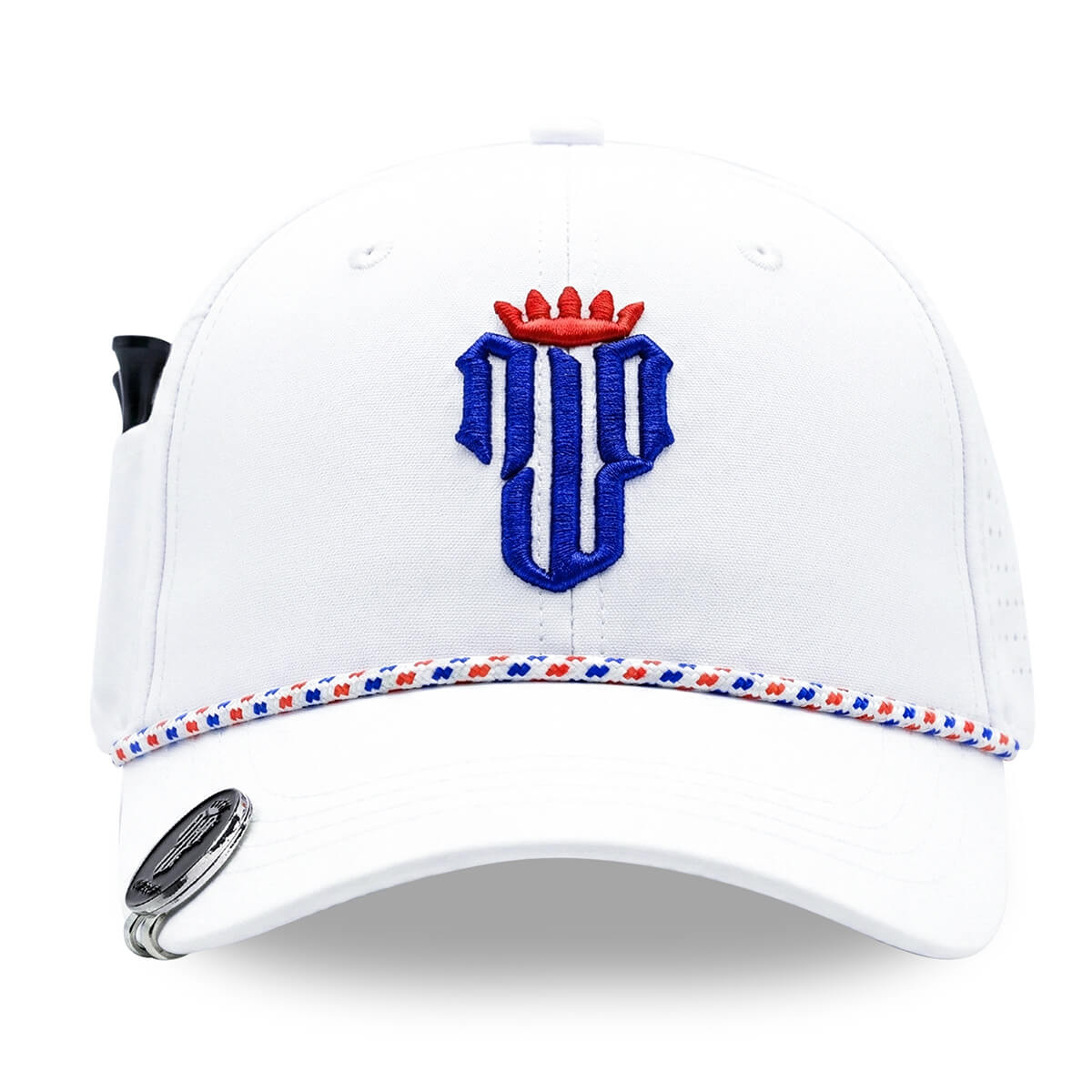 Stars & Stripes Edition Performance Golf Hat – White US Flag - NJF Golf™