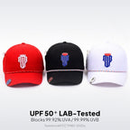 Stars & Stripes Trilogy Bundle – 3 Hat Set - White, Black, Red - NJF Golf™